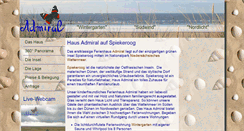 Desktop Screenshot of haus-admiral.de