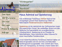 Tablet Screenshot of haus-admiral.de